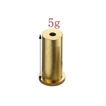 스틸 아이언 샤프트용 황동 스윙 웨이트 클럽 팁 목재 식 안정적인 사용, [15] 3PCS 5g