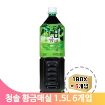 희석용 농축액 황금매실 1.5Lx6 원액 대용량 홈카페, 6개, 1.5L