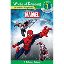 World of Reading: Marvel Marvel 3-In-1 Listen-Along Reader (World of Reading Level 1)[With Audio CD] Paperback 2016년 09월 06일 출판, Marvel Comics