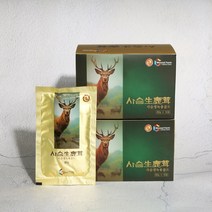 사슴 생 녹용 골드 진액 60포 즙 엑기스 추출액 차 국산 사슴육골 사슴뿔 황금비율 저온스팀 성장기 어린이 부모님 어르신 남성 여성 건강 선물 자연에서온녹용의기운을비법노하우로한팩에, 80ml