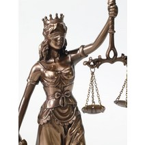 정의의 여신상 장식품 법원 선물 변호사 법률 사무소, 길이 20 너비 16 높이 48cm
