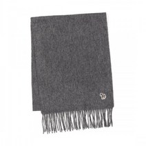 (PAUL SMITH) 피에스 지브라 패치 그레이 울 머플러 5732361108 168718