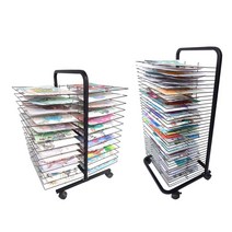 대형 도화지 정리대 미술 학원 작품 건조대 4K 보관대