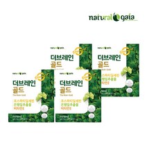 더브레인골드 포스파티딜세린+은행잎추출물+비타민E 더브레인골드 4갑