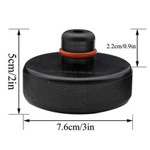 잭서포트 자동차 고무 잭 패드 어댑터 수리 도구 프레임 보호대 테슬라호환 모델 S 3 x에 대한 내마 모성 지원 섀시 리프팅