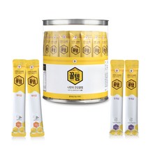 정담 꿀템 알뜰실속형 90포 허니 스틱 천연 벌꿀 계피, 50포, 10g