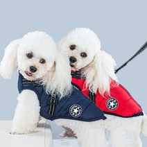 펫포에버 강아지 히팅 하네스 패딩 애견 방수 패딩 강아지 겨울옷, 카키