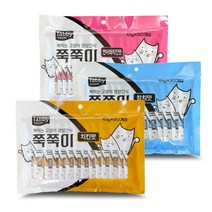 토퍼 태비타퍼 짜먹는 고양이 영양간식 태비 쭉쭉이 10g 20개 3개 세트 타퍼 대용량츄르 가성비 간식, 참치맛