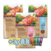 [펫코어] ANF 유기농 식스프리 고양이사료 키튼 어덜트 인도어 다이어트 2kg 6kg + 증정품, 1.8kg
