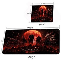 장패드디아블로 2 키보드 레스트 패드 게이머 테이블 마우스 게이밍 블랙 데스크 매트 확장 대형 Pc 맞춤형, 04 Dark Brown_02 290X250X2MM