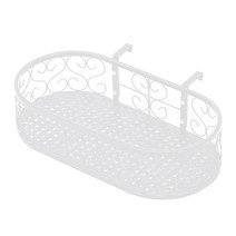 MK 창틀용 화분걸이대 라운드형 (50X20) 창틀용 고리 2P, 흰색