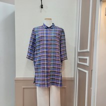 BCBG T보이시린넨BL B2B3B478 53