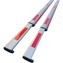 아파트 주차장 입구 게이트 차단기바 교체 막대 봉3M, 85×45레드도어스매싱방지고무막대(5m)