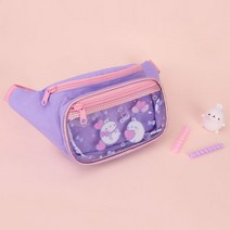 몰랑 러브츄 힙색 퍼플