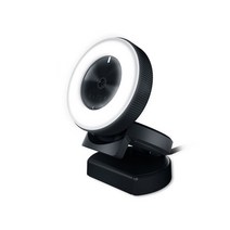 Razer Kiyo 데스크탑 스트리밍 카메라 웹캠 멀티 스텝 링 라이트 램프 포함 틱톡 라이브 블랙 1080P, 01 Razer Kiyo Camera