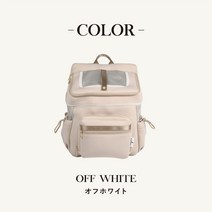 CITYDOG 강아지 고양이 반려견 이동 가방 백팩, 오프화이트