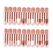 MIG 가스 토치 용접 노즐 반자동 팁 소모품 20 개, [03] 1.2, 03 1.2