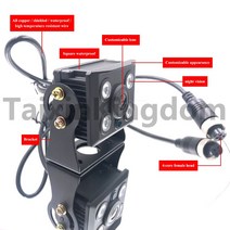 게이밍 모니터 와이드 커브드 커브 배그 롤 1.8mm 광각 모니터링 프로브 12/24V 전압 1 인치 방수 야간 투, 01 CMOS 420TVL PAL