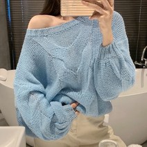 [드레스날다] 올록볼록 꽈배기 라운드 루즈핏 니트(mknit1270)