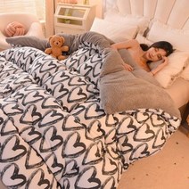 봄이불 두껍고 따뜻한 양모 겨울 이불 더블 코어 홈 호텔 벨벳 봄 가을 담요 부드럽고