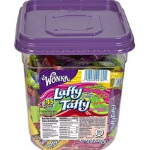 Laffy Taffy Wonka Assorted Flavor 래피타피 웡커 어솔트 플레이버 145개입 3.08lb(1.397kg), 1개