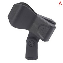 Shure 마이크 홀더용 1pc 범용 마이크 클립 핸드헬드 마이크 무선와이어 마이크 스탠드 액세서리 블랙, a