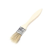 1 개 오일 과자 브러쉬 내열성 돼지 머리 Bristles 베이킹 바베큐 브러시 나무 손잡이 캠핑 도구, 01 17cm