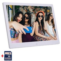 전시용모니터 승강기 디지털액자 스마트 전자앨범 10.1 인치 hd 사진 프레임 hd, EU 플러그, 흰색 4GB