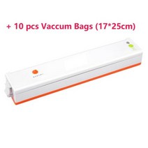 드립백소분기 과립 분발 자동 계량기 정량분배기 Z30 식품 진공 실러 포장 기계 220V/110V 플러스 10 피스, 01 Orange Sealer_02 US 110V