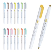 ZEBRA 마일드라이너 트윈 형광펜, 1_골드WKT7-MGO