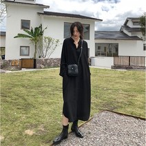 르누벨임부복임산부의류원피스점프수트빅사이즈 롱원피스 캐쥬얼블랙 원피스빅사이즈 블랙원피스