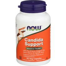 NOW CANDIDA SUPPORT Intestinal Health Vegetarian Capsules(Package Quantity, 1