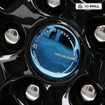 [3G MALL] 쉐보레 트레일 블레이저 알루미늄 휠캡 휠커버 로고 엠블럼 엠블렘 튜닝 차량용품, [선택] D타입_레드(4P)