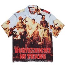고지톱 전정기 삼단톱 조경용WACKO MARIA-텍사스 체인톱 워코 마리아 셔츠 남성용 여, 04 4_04 XL
