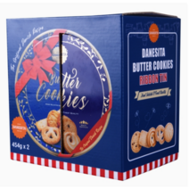 다네시타 버터쿠키 레드리본 세트, 4개, 454g