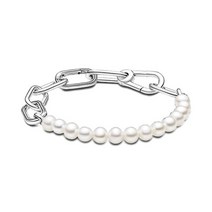 925 스털링 실버 겨울 Stil Mich Serie Armband Runde verliegelung Kette Frauen Mode Schmuck Geschenk, 04 19, 02 MB006