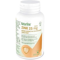 독일직구 네이쳐 아연 포르테 25mg 아연 필 비타민 365정, 수량, 상세참조
