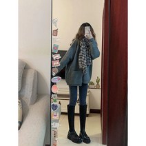 블링앤수 여성 캐시미어 브이넥 부드러운 가디건 KZZ384