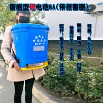 제초제입제 엔진살분무기 비료살포기 원거리방제기, 8A 리튬 배터리 【스마트 알람】