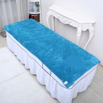 미용실전용 타올 미용샵침대 목욕타월 안마 발맛사지 용품 대전 구멍이있다 .침대시트 깔기침대 큰, T51-구멍 피코크블루 슈퍼두꺼운미포함 홀, C01-80x180cm