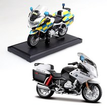 마이스토 1:18 BMW R 1200RT 경찰 오토바이모형 폴리스 바이크 다이캐스트 랜덤발송