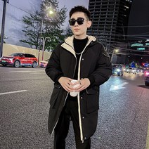 사나이 헤비 하프 남녀 후드패딩A266-WMY12-P85