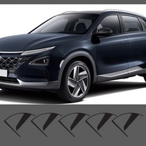 넥쏘 NEXO 휠 마스크 카본패브릭 데칼스티커, 실버