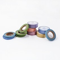 플랜커스 마스킹테이프 4.5mm x 10m 3p, 라이트블루, 1개