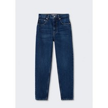 망고 MANGO WOMAN 하이 웨이스트 맘진 Open Blue 37083848