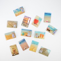 냉장고 자석 미니어쳐 마그네틱, 8) 빨강슬리퍼