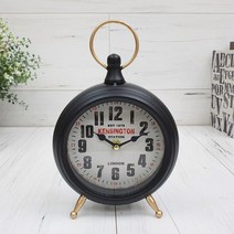 BnH 인테리어 탁상시계 엔틱 빈티지 디자인 시계 223D, 단품