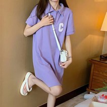 노이디제이 뽀글 이니셜 캐주얼 미니원피스 AIM9032