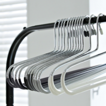 홈앤하우스 홈앤하우스 논슬립 옷걸이 PVC 멀티 코팅 바지걸이 15p 모음, 그레이 단품