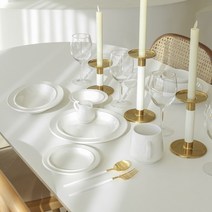 시라쿠스 2인 4인 세트 3종 오벌 타원 접시 레트로 파스타볼 뉴욕 메이플 화이트, 블루, 커피잔세트